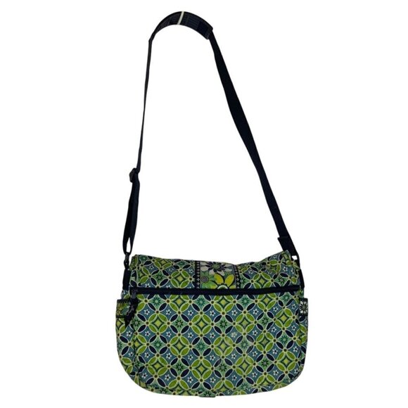 Vera Bradley Baroque Messenger Bag With Adjustable Strap & Multiple Pockets - Picture 4 of 8